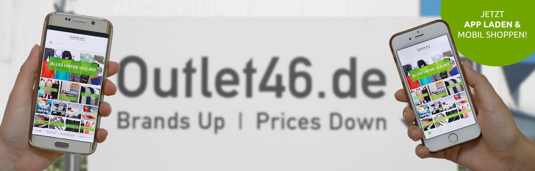 Outlet46 App Banner